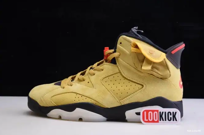 Rep TBkick JORDAN X TRAVIS SCOTT 6 YELLOW AIR CN1084-300 0616